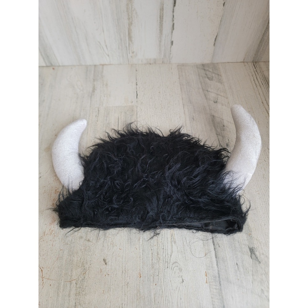 Halloween viking plush hat‎ adult unisex costume scary prop